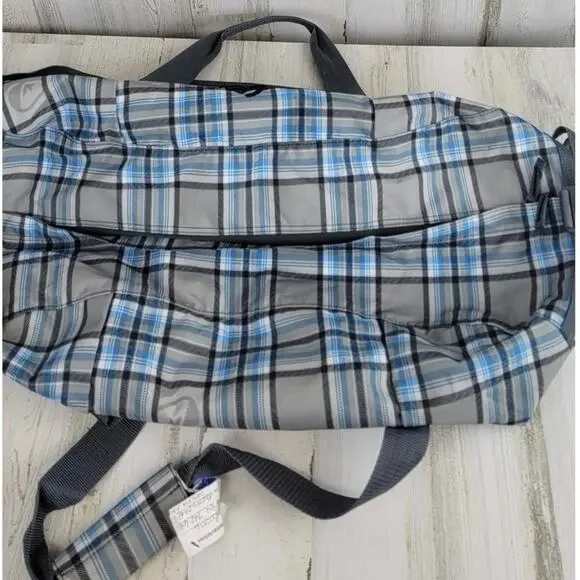 Billabong Quicksilver XL Duffle Bag Carry-on Plaid Luggage Weekender 24"